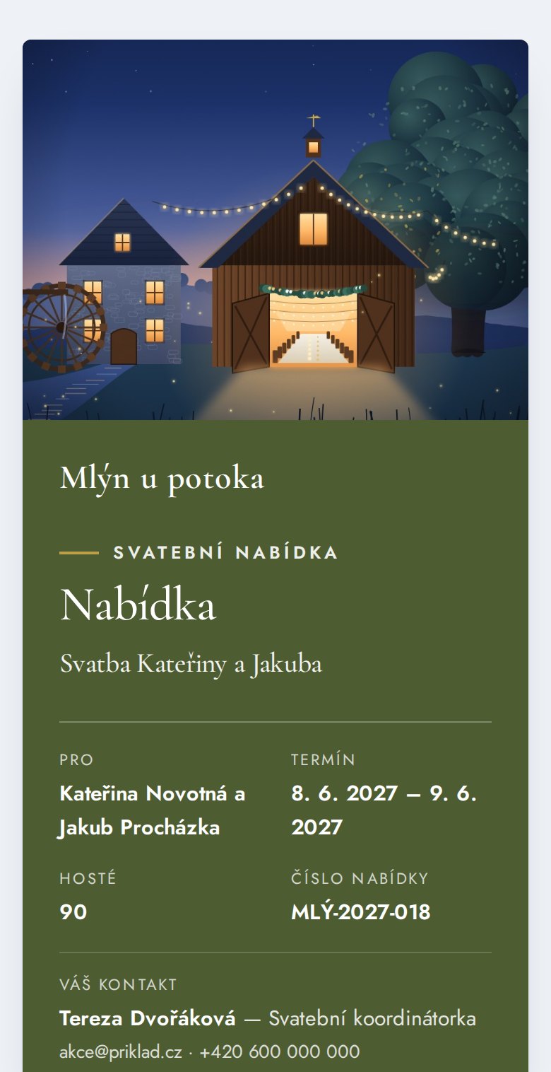 Verando · Odejde nabídka na jeden odkaz