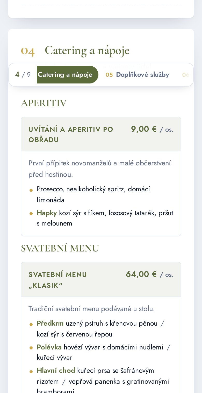 Verando · Klient ji otevře a ozve se