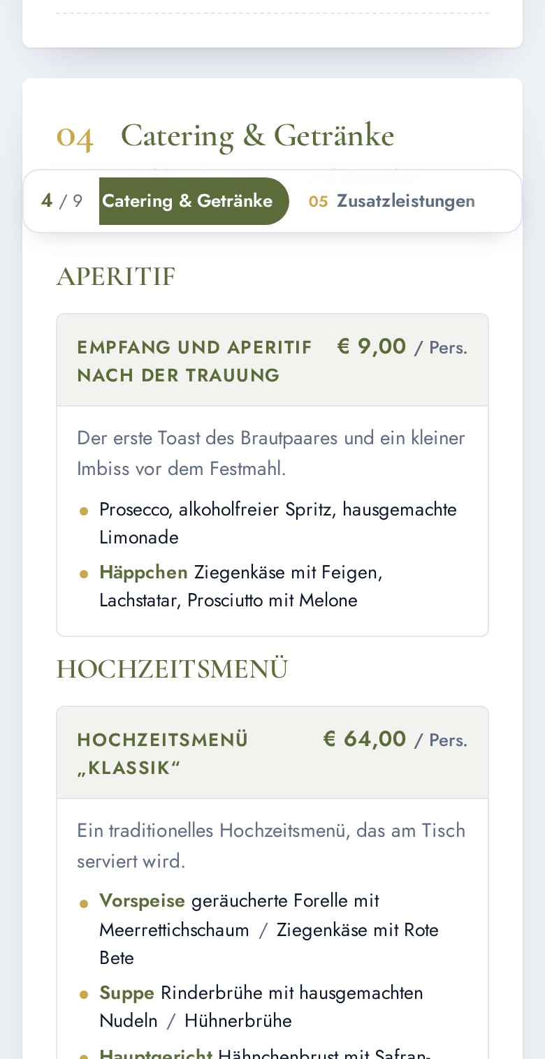 Verando · Der Kunde öffnet es und meldet sich