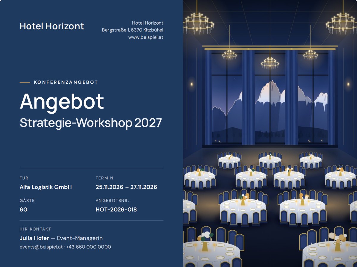 Verando · Konferenz