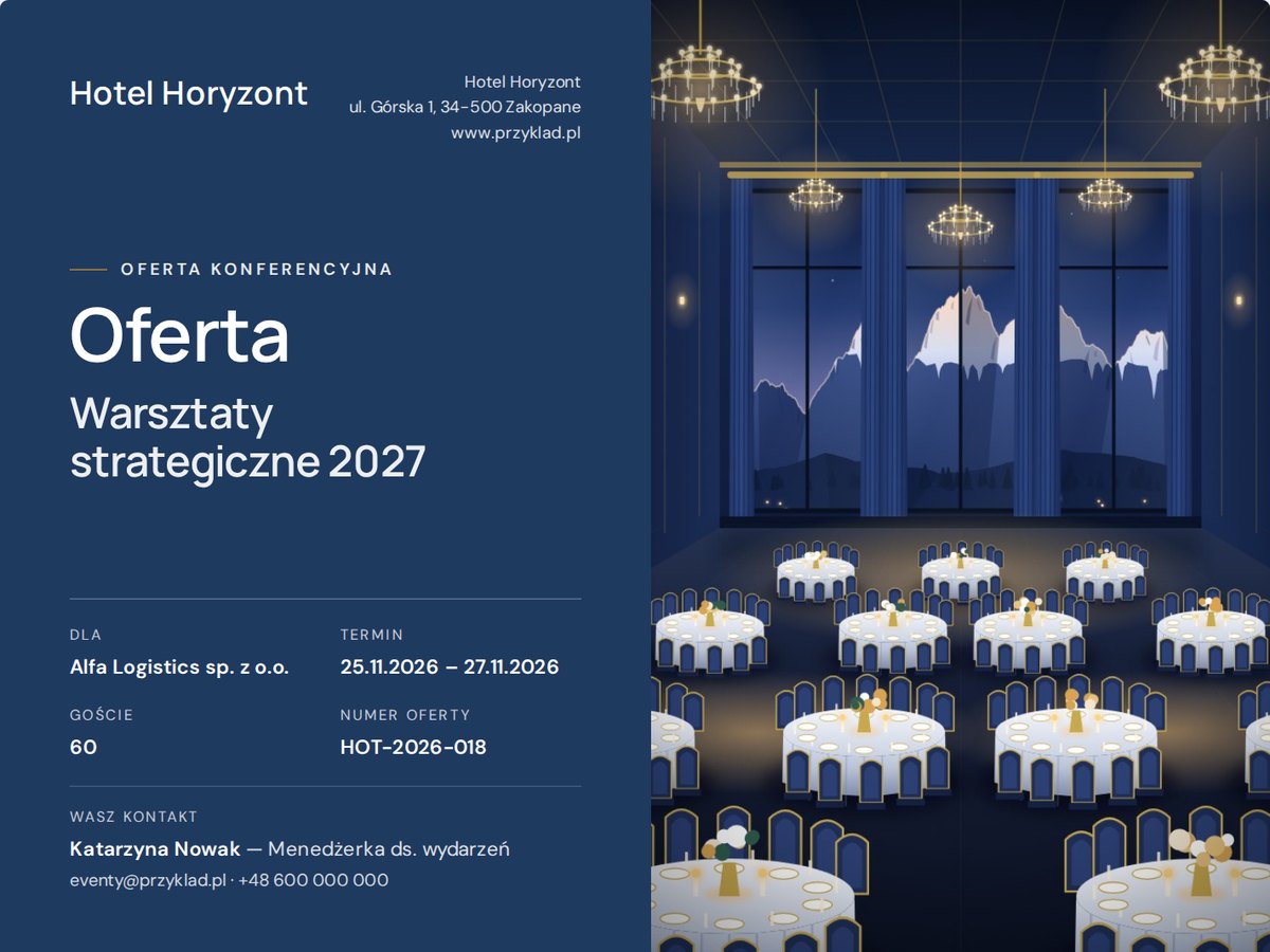 Verando · Konferencja